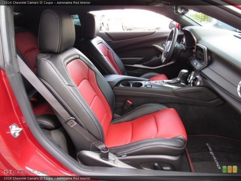 Adrenaline Red Interior Front Seat for the 2016 Chevrolet Camaro SS Coupe #117822322