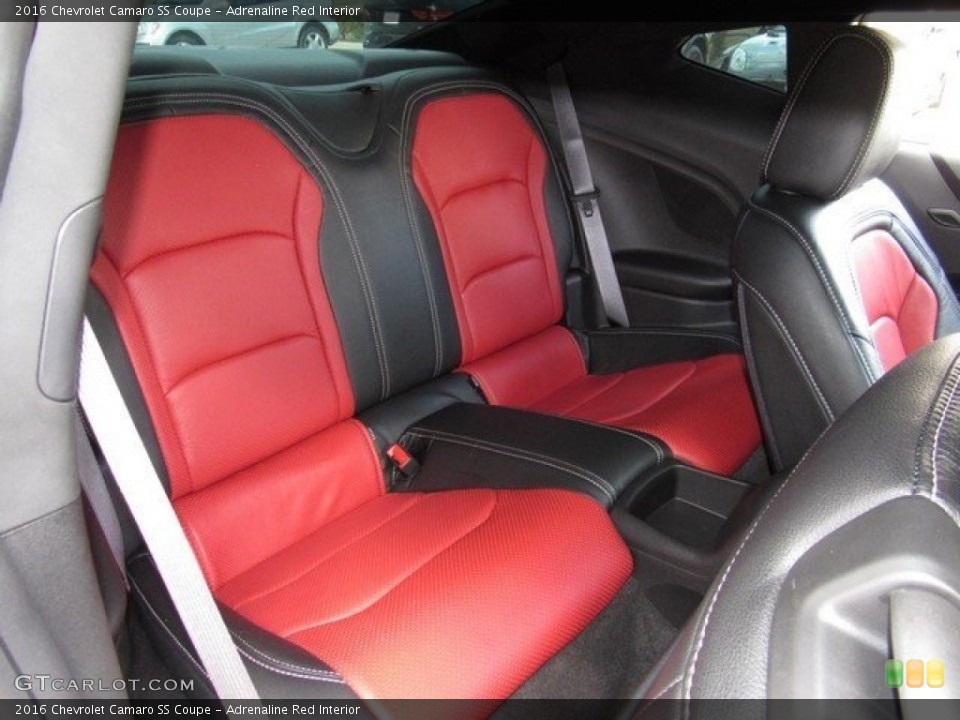 Adrenaline Red Interior Rear Seat for the 2016 Chevrolet Camaro SS Coupe #117822475
