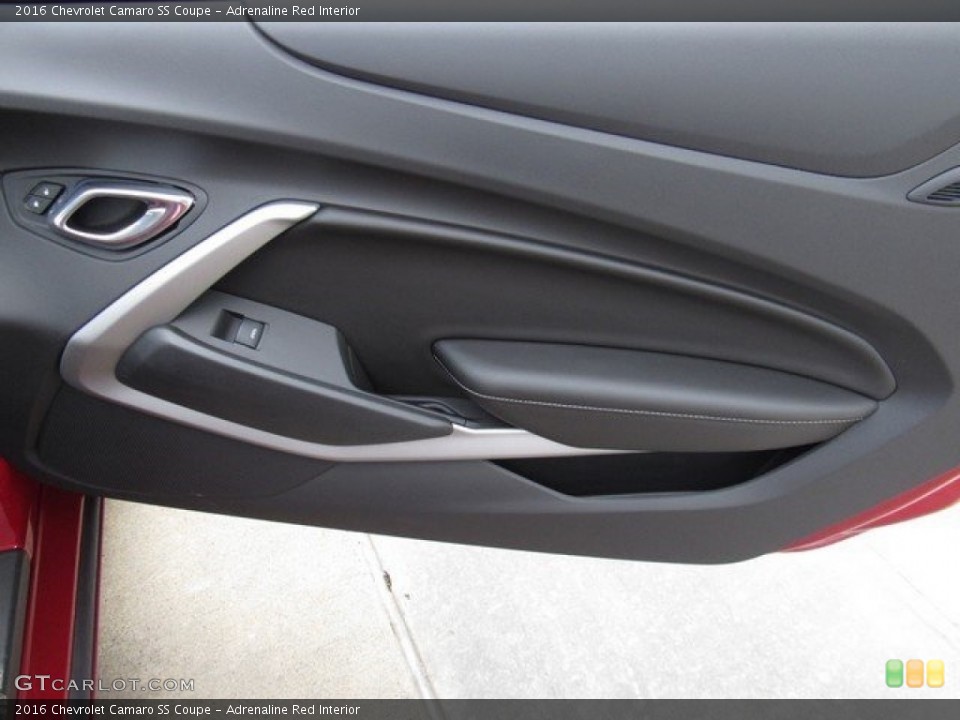 Adrenaline Red Interior Door Panel for the 2016 Chevrolet Camaro SS Coupe #117822499