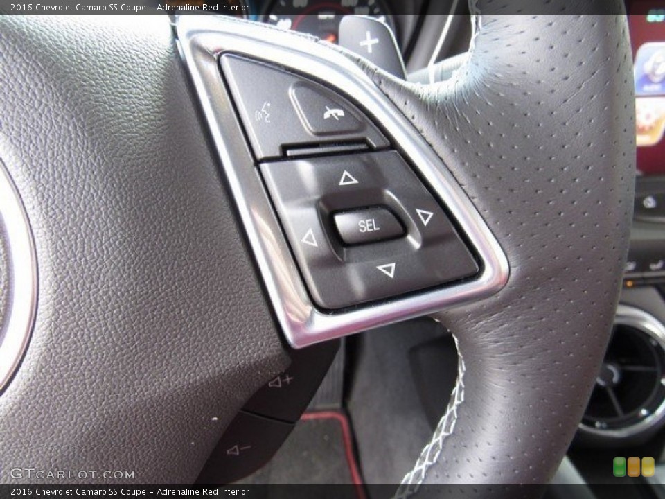 Adrenaline Red Interior Controls for the 2016 Chevrolet Camaro SS Coupe #117822577