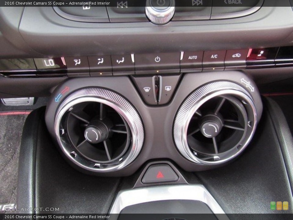 Adrenaline Red Interior Controls for the 2016 Chevrolet Camaro SS Coupe #117822649