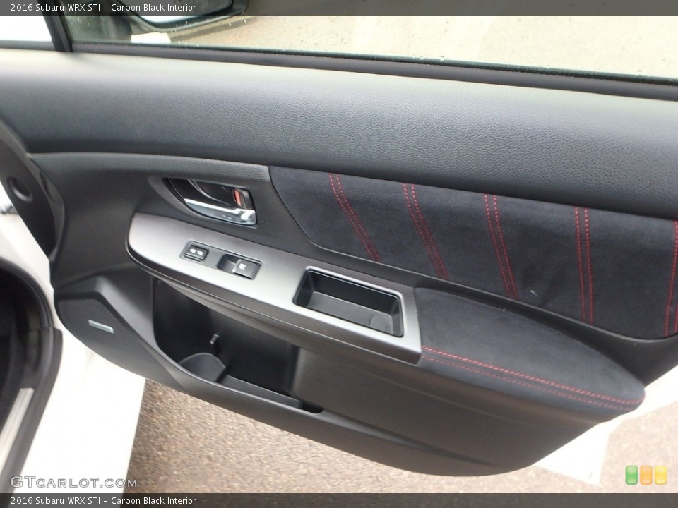 Carbon Black Interior Door Panel for the 2016 Subaru WRX STI #117824641