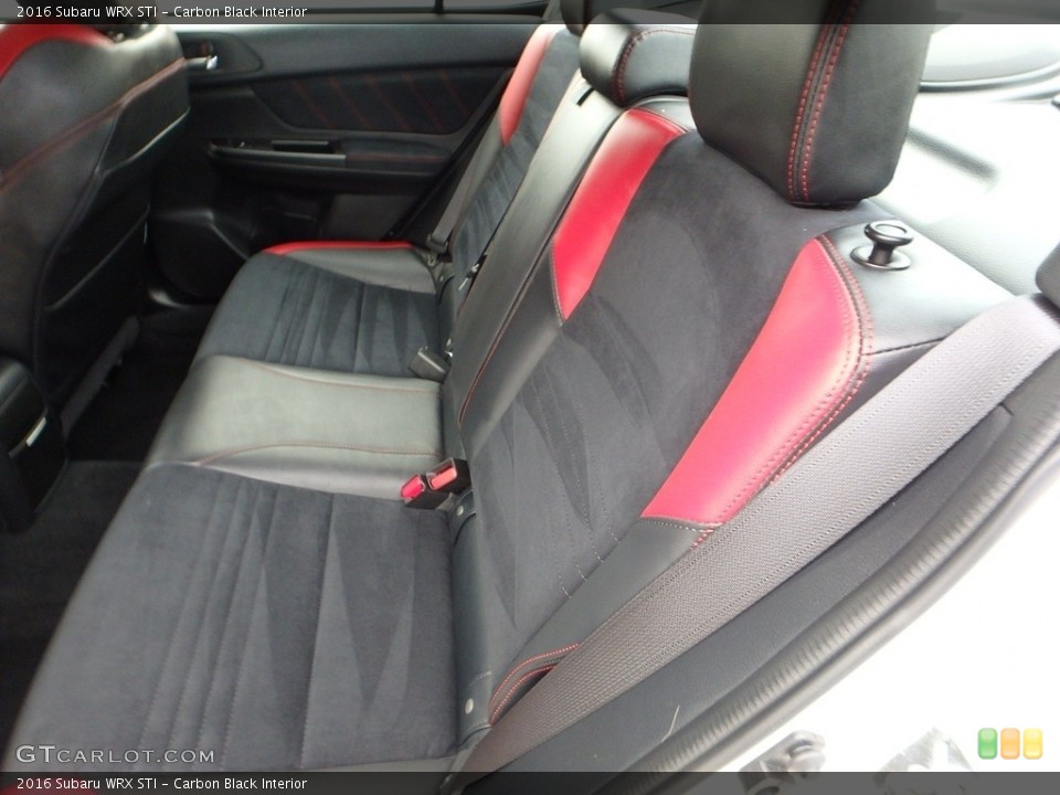 Carbon Black Interior Rear Seat for the 2016 Subaru WRX STI #117824656