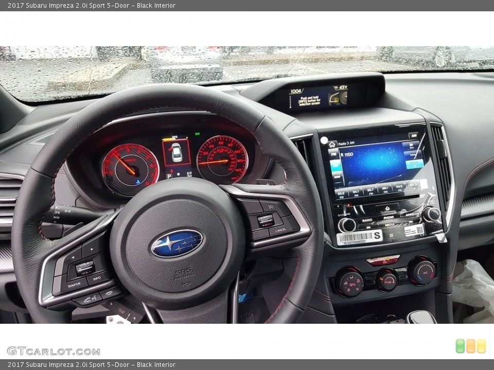 Black Interior Dashboard for the 2017 Subaru Impreza 2.0i Sport 5-Door #117836057