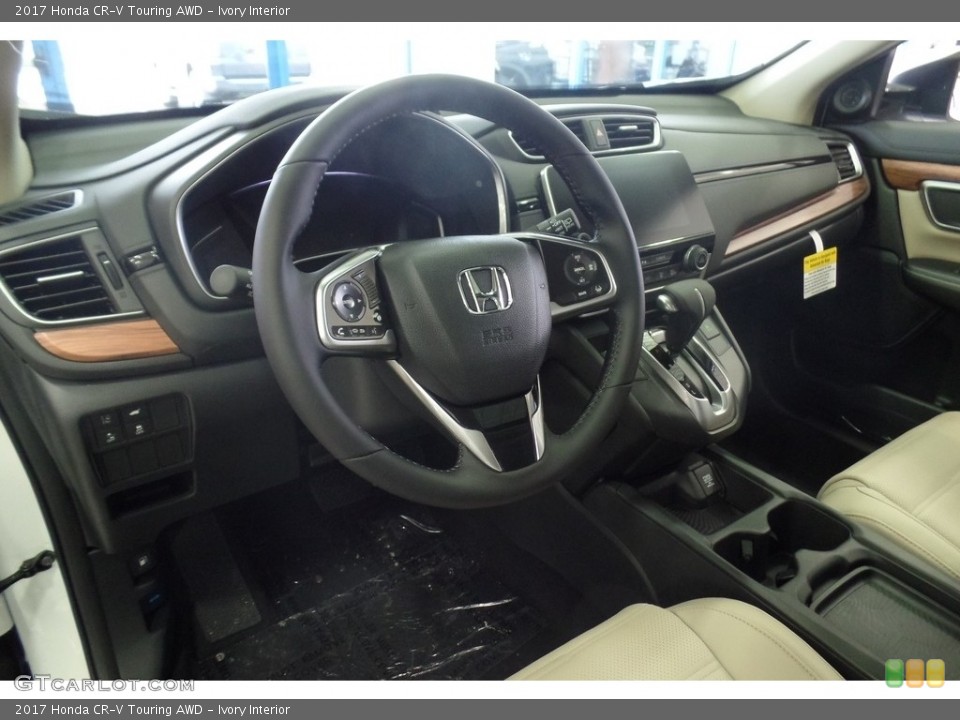 Ivory Interior Photo for the 2017 Honda CR-V Touring AWD #117839447