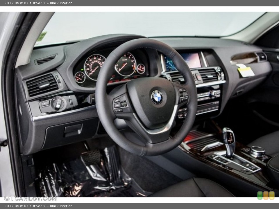 Black Interior Dashboard for the 2017 BMW X3 sDrive28i #117842878