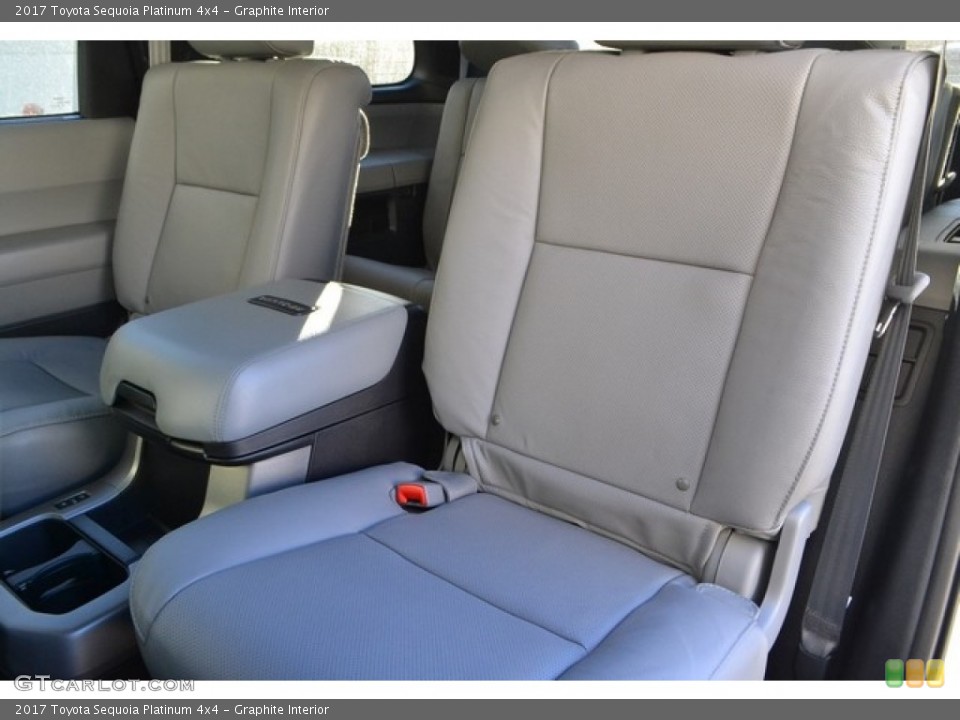 Graphite Interior Rear Seat for the 2017 Toyota Sequoia Platinum 4x4 #117848770