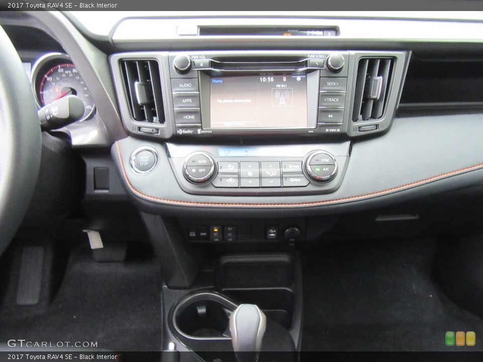 Black Interior Controls for the 2017 Toyota RAV4 SE #117855412