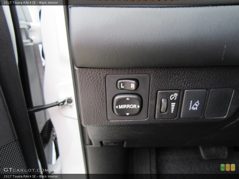 Black Interior Controls for the 2017 Toyota RAV4 SE #117855598
