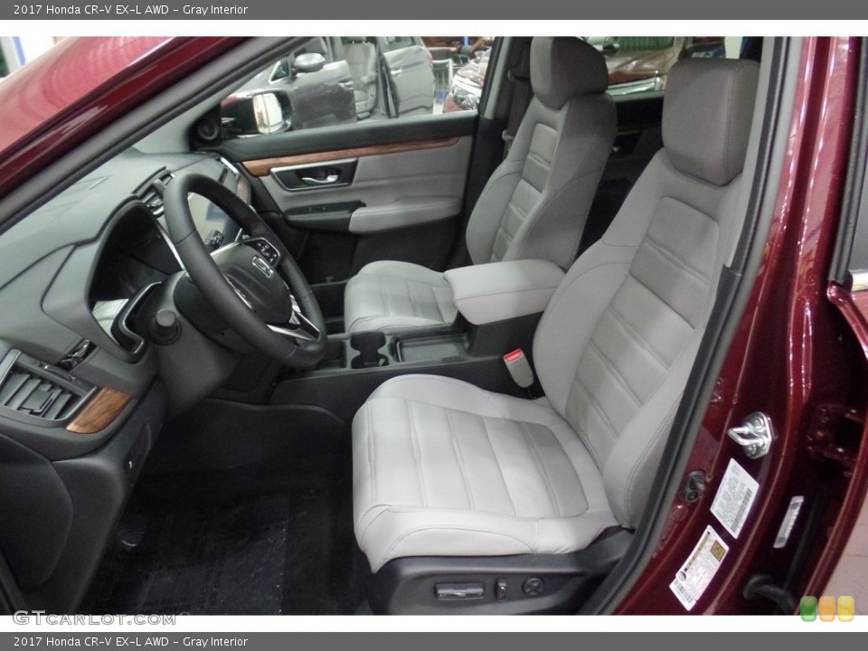 Gray Interior Front Seat for the 2017 Honda CR-V EX-L AWD #117864234