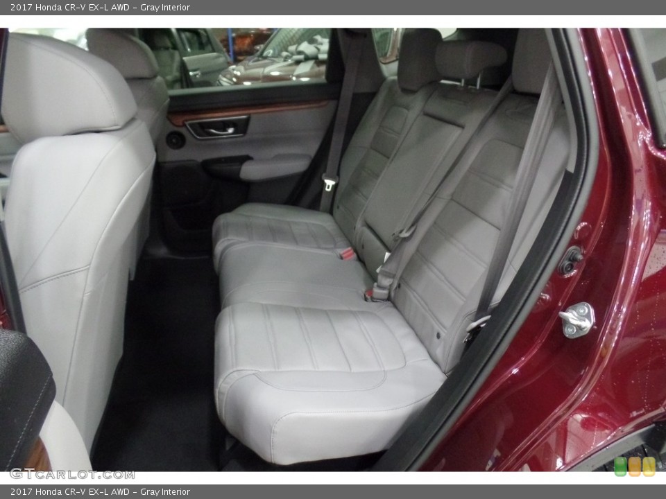 Gray Interior Rear Seat for the 2017 Honda CR-V EX-L AWD #117864267