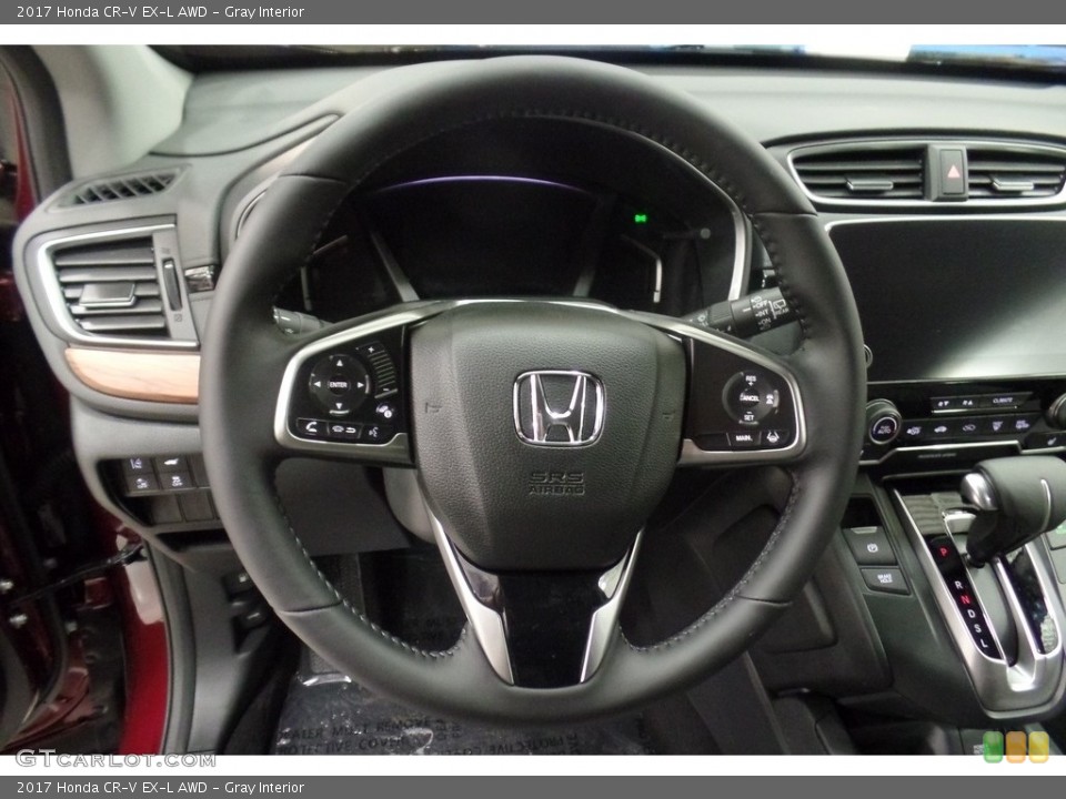 Gray Interior Steering Wheel for the 2017 Honda CR-V EX-L AWD #117864294