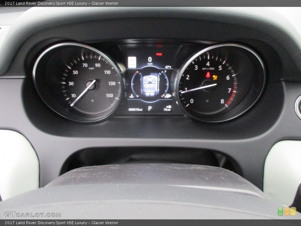 Glacier Interior Gauges for the 2017 Land Rover Discovery Sport HSE Luxury #117874798