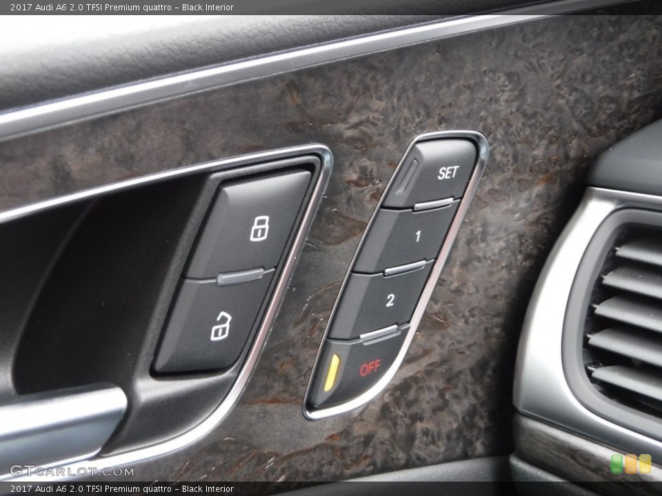 Black Interior Controls for the 2017 Audi A6 2.0 TFSI Premium quattro #117879643