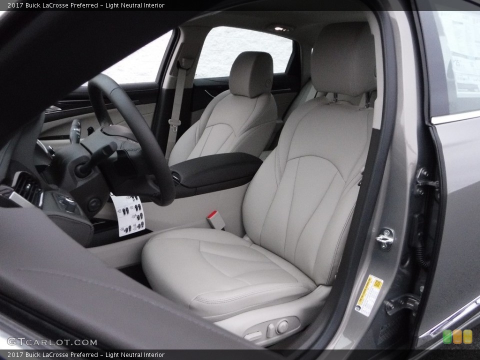 Light Neutral 2017 Buick LaCrosse Interiors