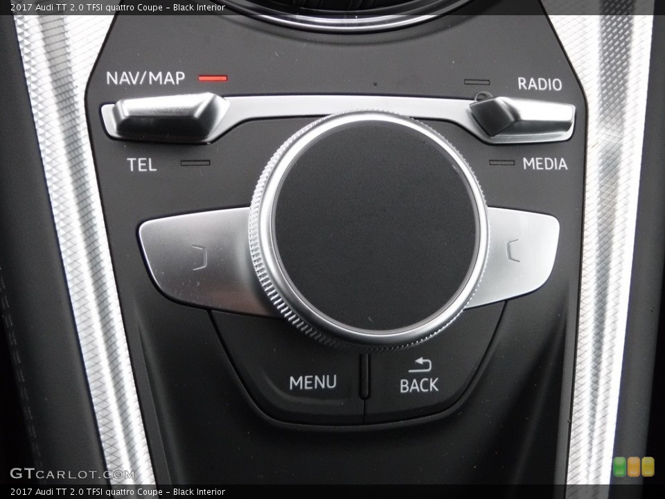 Black Interior Controls for the 2017 Audi TT 2.0 TFSI quattro Coupe #117880660
