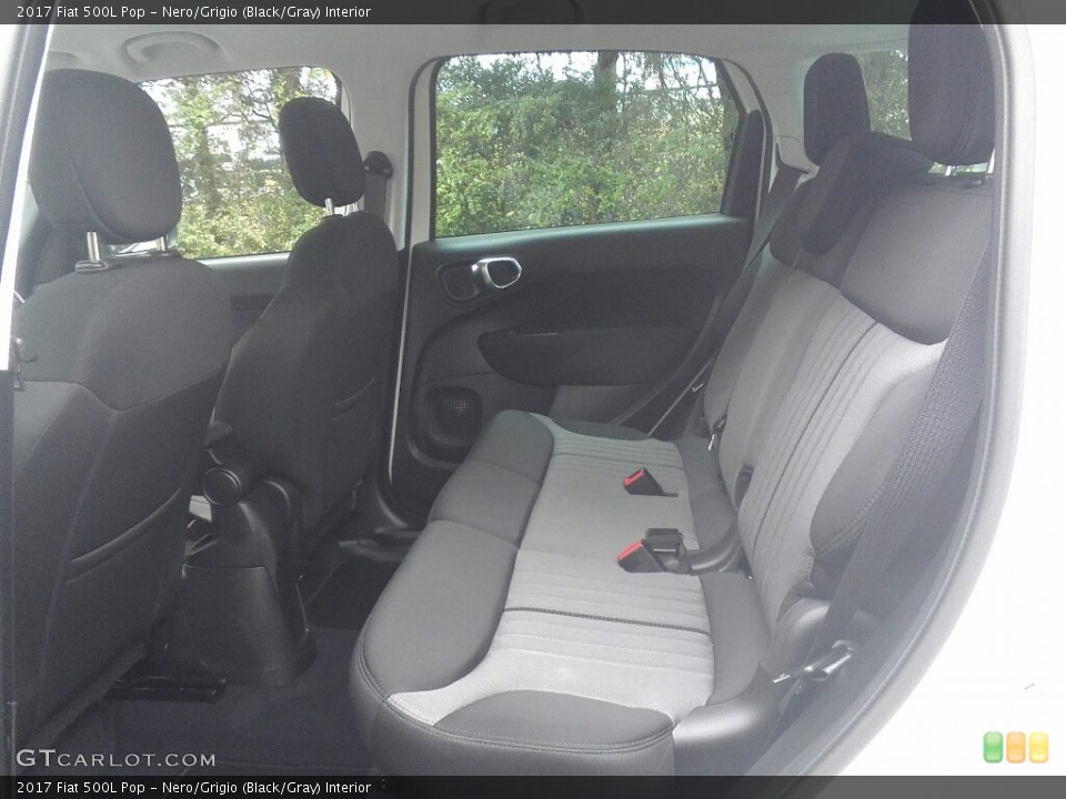 Nero/Grigio (Black/Gray) Interior Rear Seat for the 2017 Fiat 500L Pop #117881648