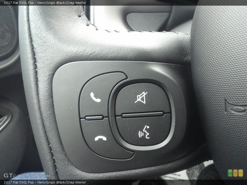 Nero/Grigio (Black/Gray) Interior Controls for the 2017 Fiat 500L Pop #117881794