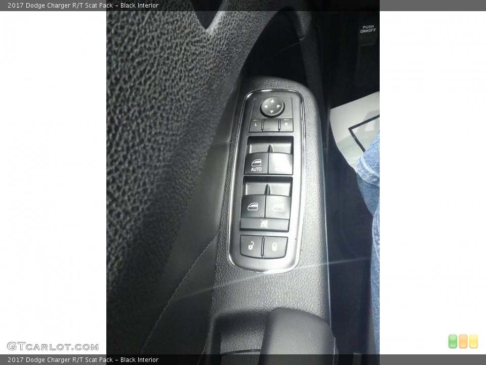 Black Interior Controls for the 2017 Dodge Charger R/T Scat Pack #117882298