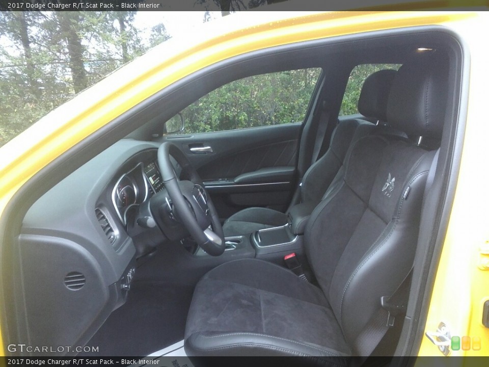 Black Interior Front Seat for the 2017 Dodge Charger R/T Scat Pack #117882325
