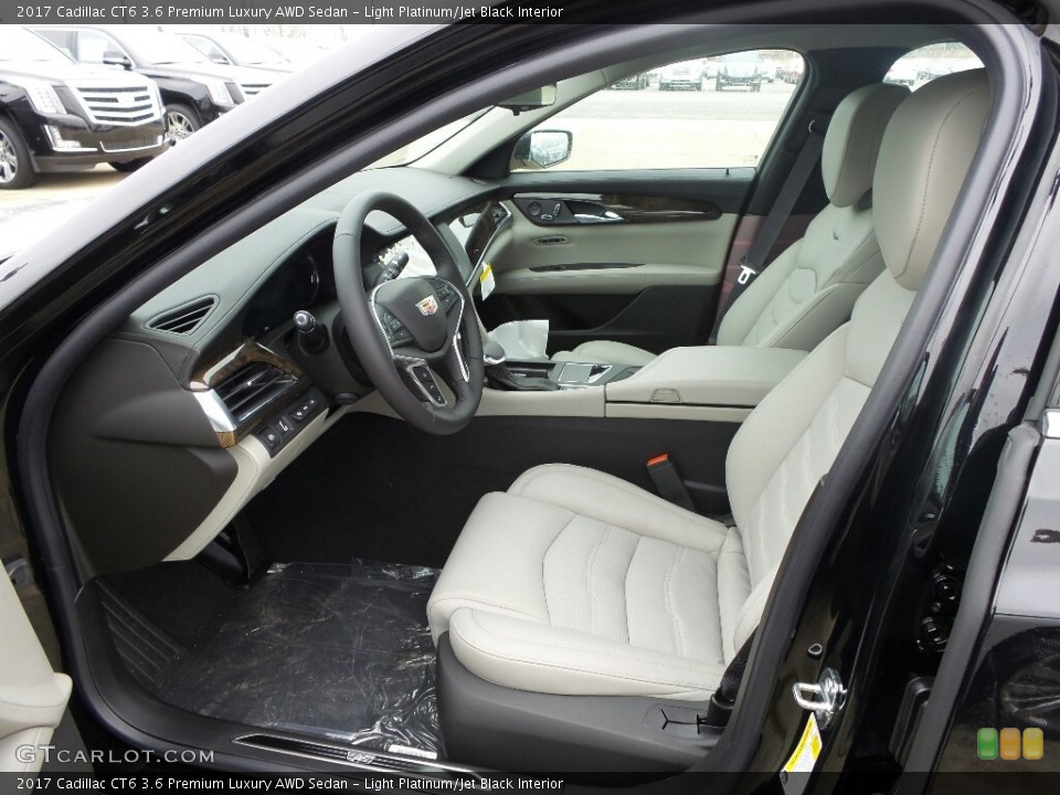 Light Platinum/Jet Black Interior Photo for the 2017 Cadillac CT6 3.6 Premium Luxury AWD Sedan #117882463