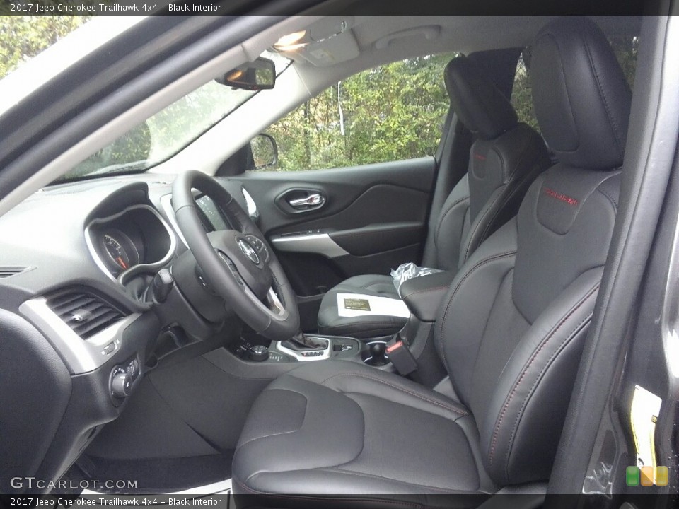 Black Interior Photo for the 2017 Jeep Cherokee Trailhawk 4x4 #117885787