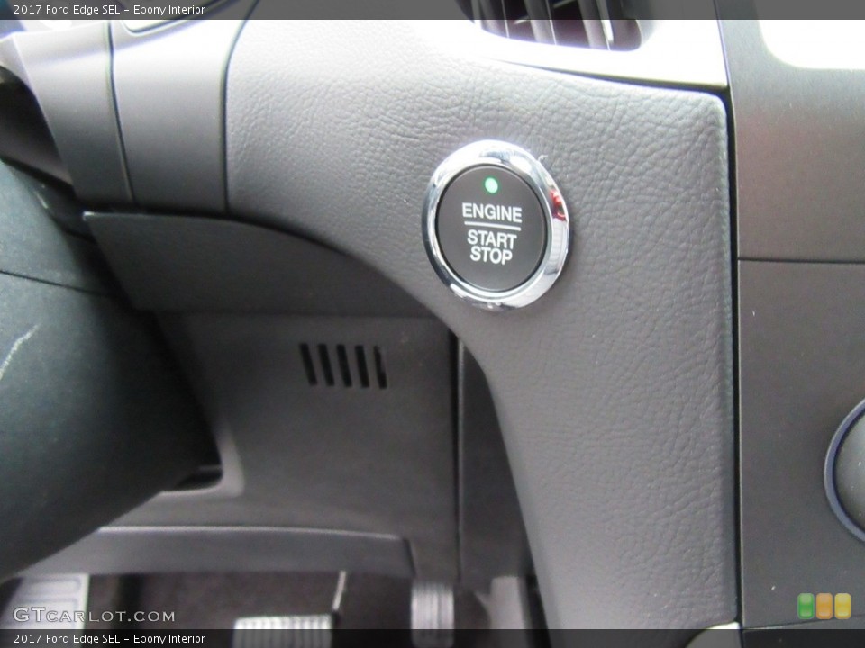 Ebony Interior Controls for the 2017 Ford Edge SEL #117889748