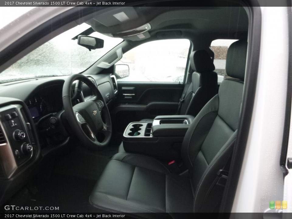 Jet Black Interior Front Seat for the 2017 Chevrolet Silverado 1500 LT Crew Cab 4x4 #117892227