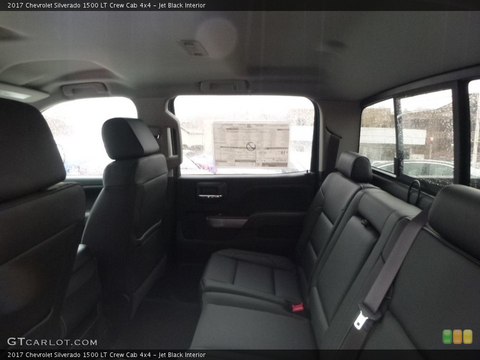 Jet Black Interior Rear Seat for the 2017 Chevrolet Silverado 1500 LT Crew Cab 4x4 #117892254