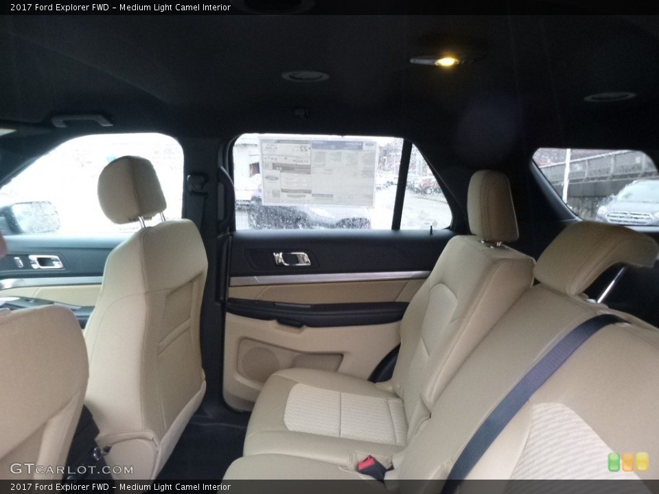 Medium Light Camel Interior Rear Seat for the 2017 Ford Explorer FWD #117894882