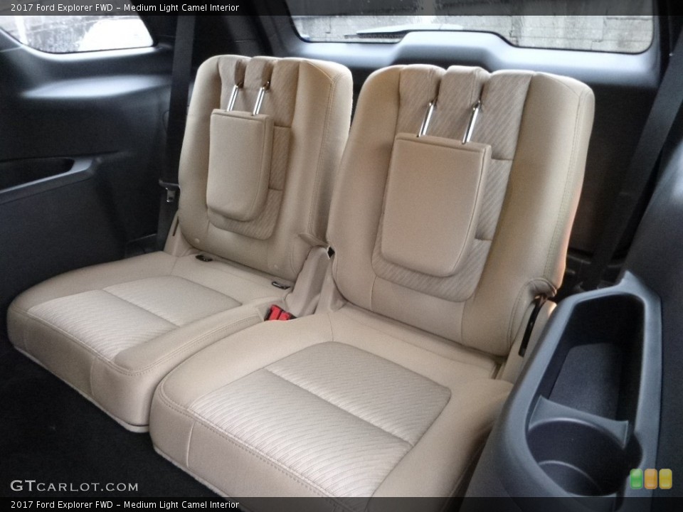 Medium Light Camel Interior Rear Seat for the 2017 Ford Explorer FWD #117894906