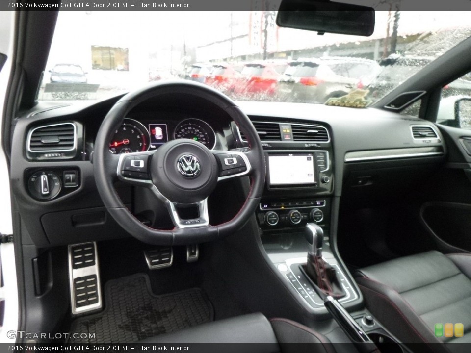 Titan Black 2016 Volkswagen Golf GTI Interiors