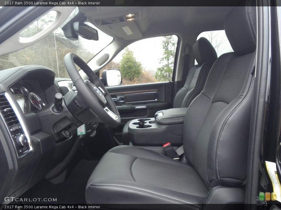 Black Interior Photo for the 2017 Ram 3500 Laramie Mega Cab 4x4 #117899442