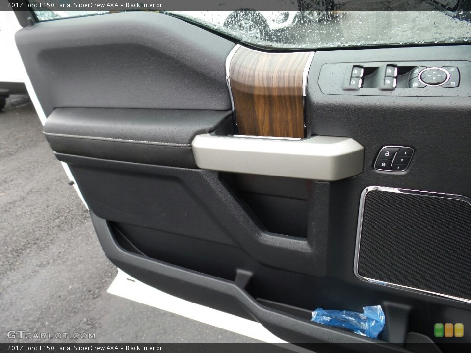 Black Interior Door Panel for the 2017 Ford F150 Lariat SuperCrew 4X4 #117903537