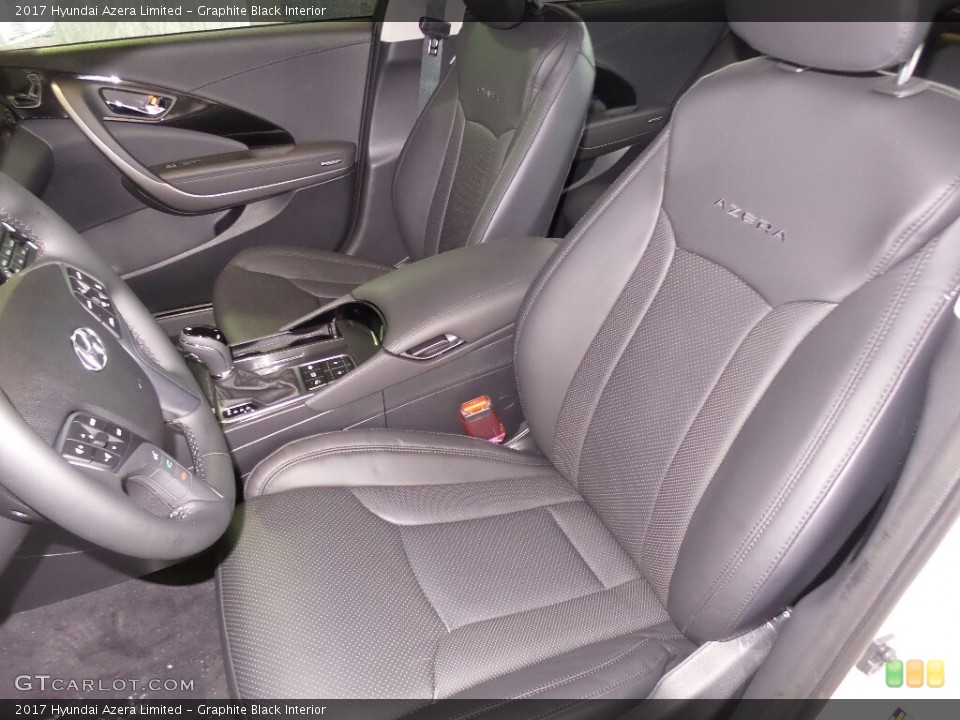 Graphite Black Interior Front Seat for the 2017 Hyundai Azera Limited #117908442