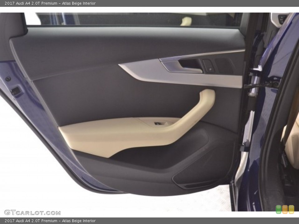 Atlas Beige Interior Door Panel for the 2017 Audi A4 2.0T Premium #117909255