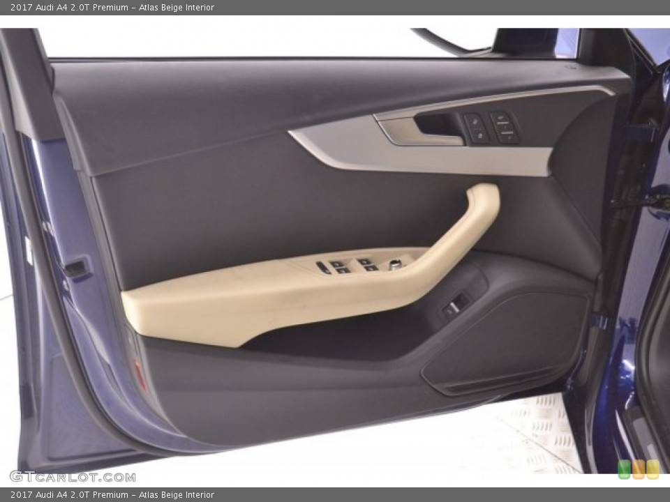 Atlas Beige Interior Door Panel for the 2017 Audi A4 2.0T Premium #117909264