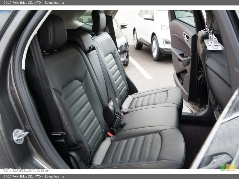 Ebony Interior Rear Seat for the 2017 Ford Edge SEL AWD #117912606