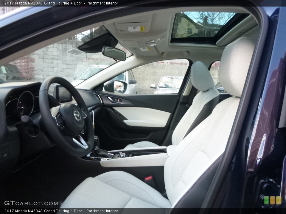 Parchment Interior Front Seat for the 2017 Mazda MAZDA3 Grand Touring 4 Door #117916786
