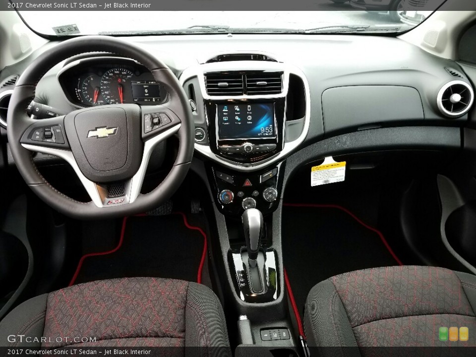Jet Black Interior Dashboard for the 2017 Chevrolet Sonic LT Sedan #117920986
