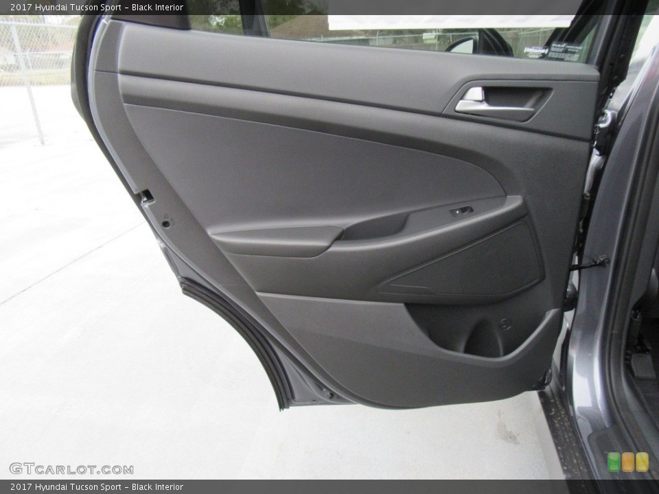 Black Interior Door Panel for the 2017 Hyundai Tucson Sport #117922183