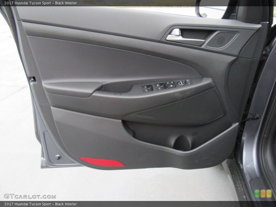Black Interior Door Panel for the 2017 Hyundai Tucson Sport #117922234