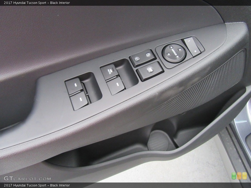 Black Interior Controls for the 2017 Hyundai Tucson Sport #117922264