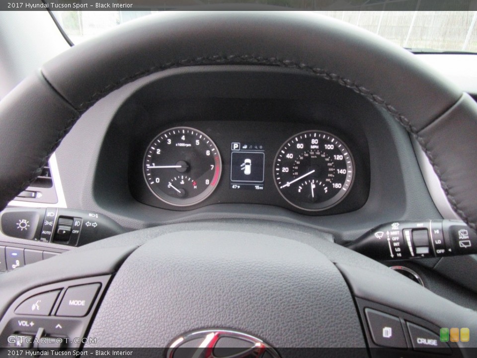 Black Interior Gauges for the 2017 Hyundai Tucson Sport #117922546