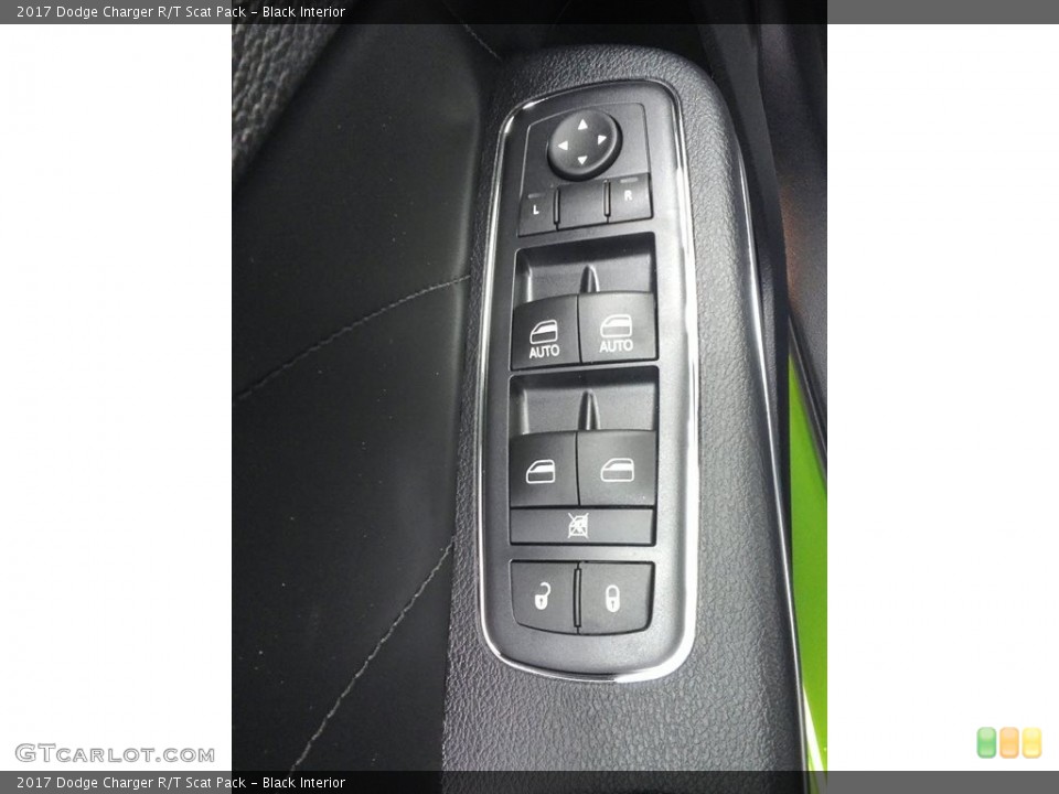 Black Interior Controls for the 2017 Dodge Charger R/T Scat Pack #117924190