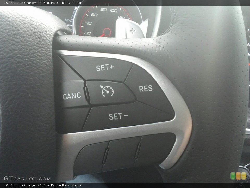 Black Interior Controls for the 2017 Dodge Charger R/T Scat Pack #117924355