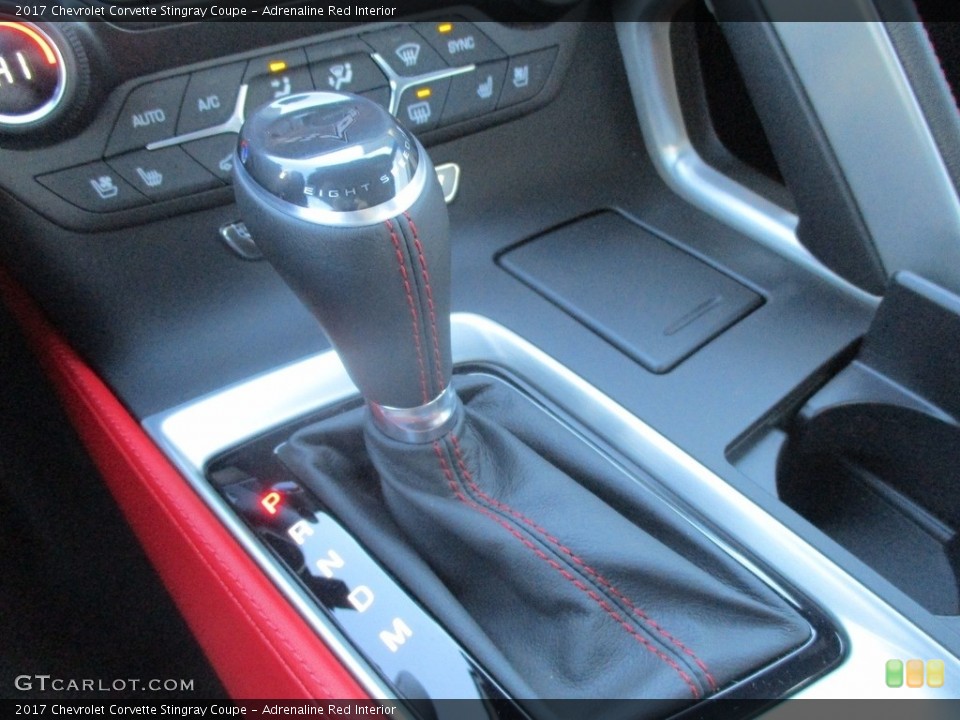Adrenaline Red Interior Transmission for the 2017 Chevrolet Corvette Stingray Coupe #117928000