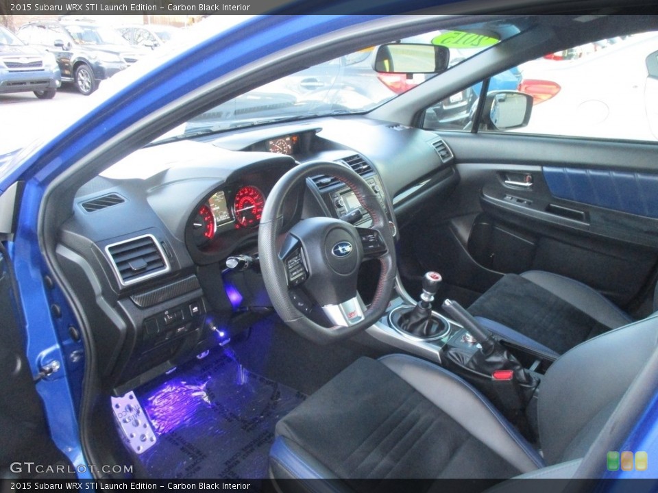 Carbon Black Interior Photo for the 2015 Subaru WRX STI Launch Edition #117928603