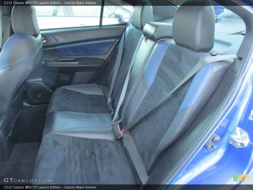 Carbon Black Interior Rear Seat for the 2015 Subaru WRX STI Launch Edition #117928750