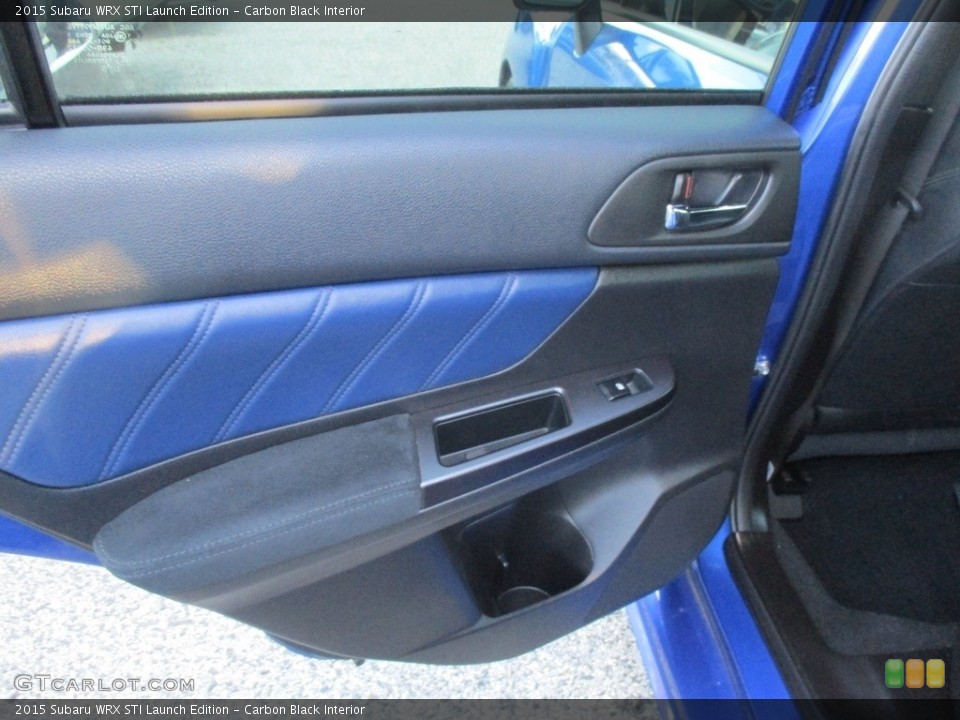Carbon Black Interior Door Panel for the 2015 Subaru WRX STI Launch Edition #117928816